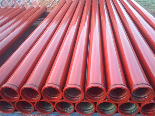 Pump truck piping